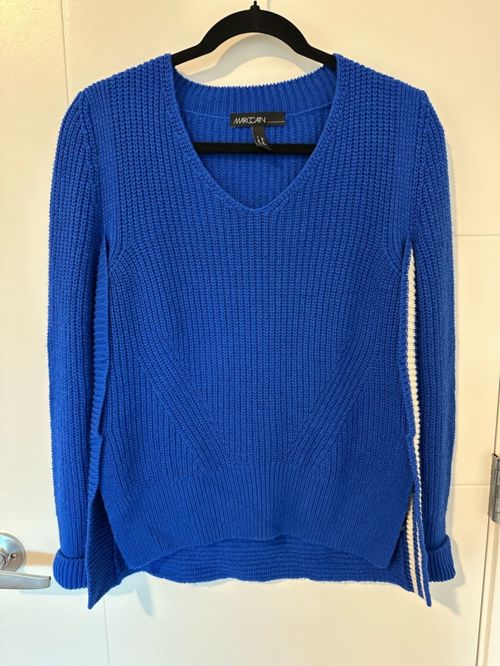 Marc Cain Wool Cashmere Blend Ribbed Pullover - Picture 5 of 14